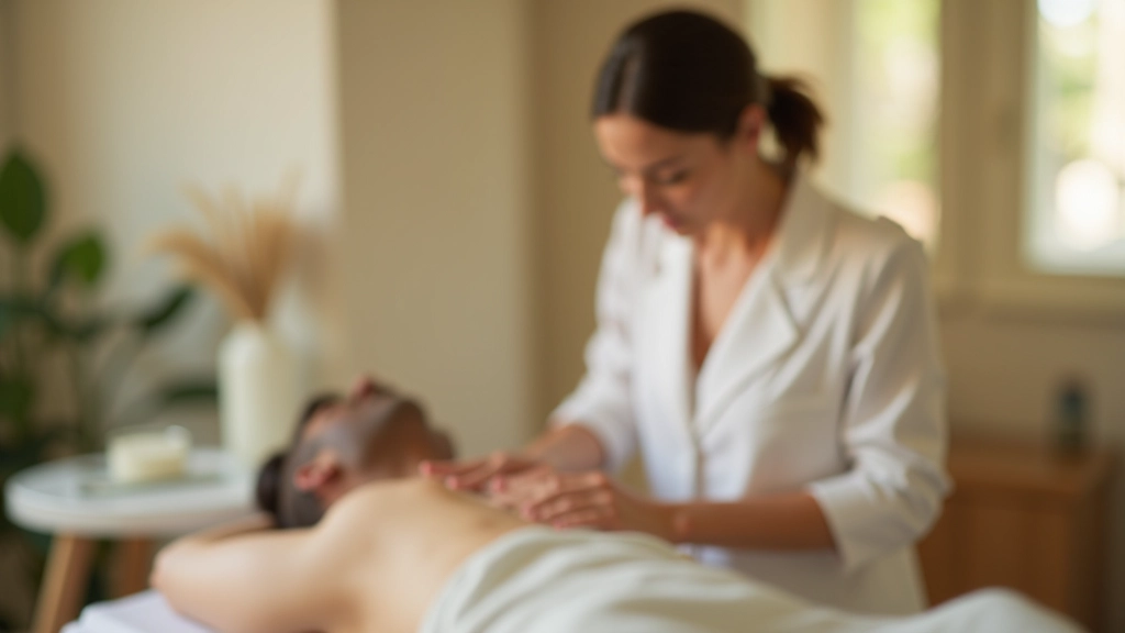 Heilpraktiker bei einer Behandlung mit Patient, ruhige Atmosphäre in einer naturheilkundlichen Praxis